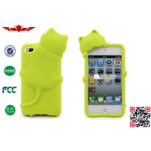 New Arrival Fashion Design Silicone Cover Case For Ipod Touch 4 Multi Color Soft