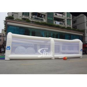 Adults energy challenge running inflatable obstacle tent with transparent balls