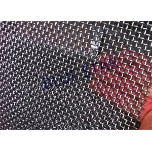 Plain Weave Carbon Steel Gravel Screen Mesh , Quarry Ming Crimped Wire Mesh