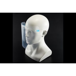 New Arrival Full Cover Protective Face Sheild PET Transperent With Glasses Frame