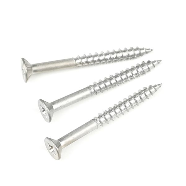ISO Standard 5x45mm Metric Countersunk Head Pozi Chipboard Screws for Timber Building