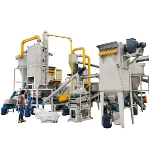 Scrap Electronic Lithium Battery Crushing and Recycling Plant with PLC Core
