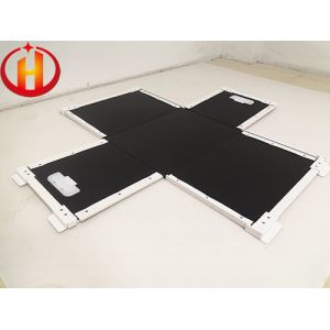 Reusable Black Coroplast Boxes Flat Surface With Frames