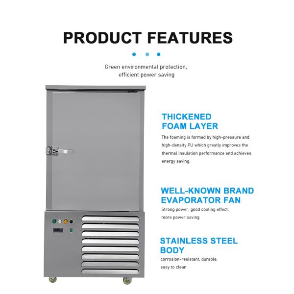 Mobile Cryogenic Commercial Blast Freezer For Plate Freezing And Eco Friendly