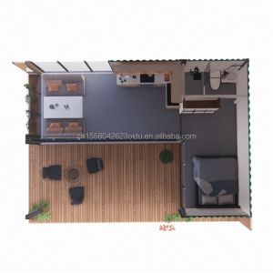 Expandable Container for Family of Three Fast Installation Mobile House