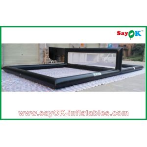 0.6mm PVC Inflatable Vollyball Field , Inflatable Water Games CE