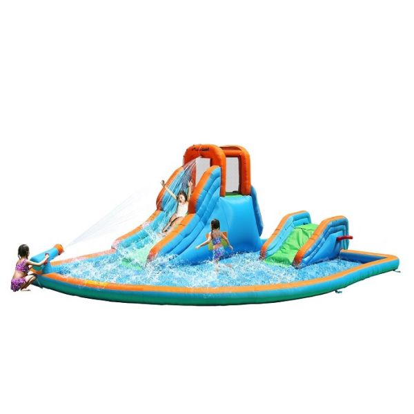 Quality Large Fire Resistant Inflatable Water Fun EN14960 With Large Pool wholesale