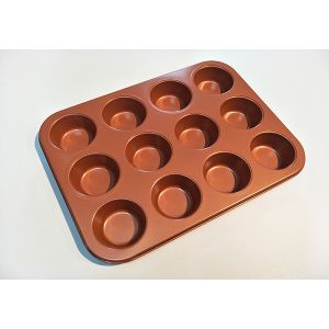 Steel 5 Piece Copper Bakeware Set with Nonstick Ti-Cerama Coating Super Strong 0