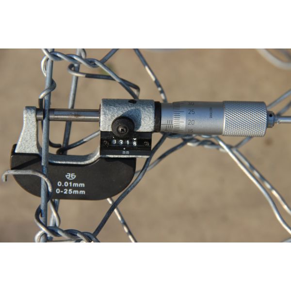 Silver Galvanized Steel Wire Gabion Box 1m - 2m Width