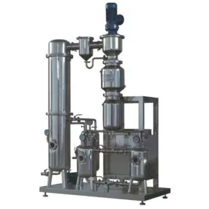 China Precise Temperature-sensitive Thin Film Evaporator with High Capacity and PLC Control on sale