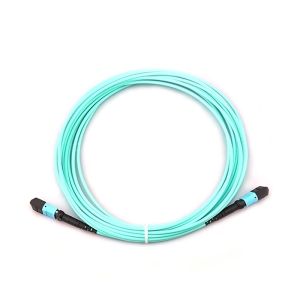 24 Fibers MPO Jumper with 0.35dB Max Insertion Loss and 150m at 850nm Reach for