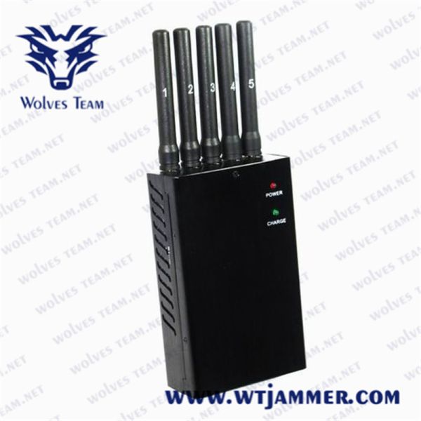 Quality Lightweight 5 Antenna  15m 1.5W Portable Gps Jammer wholesale