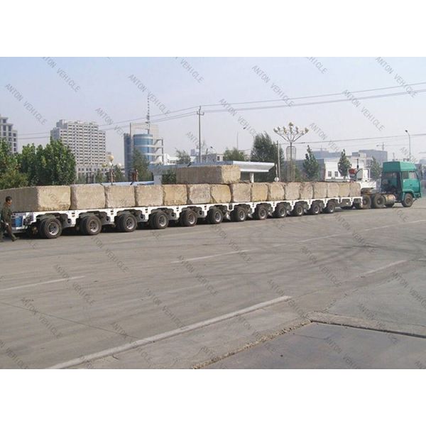 200-250tons Multi Axis Lines Hydraulic Modular Trailer Heavy Duty Equipment