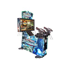 Ultra Fire Power 42 Inch Shooting Arcade Video Game Machines 1 - 2 Players