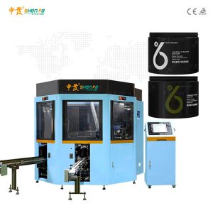 China Round Jars Auto Silk Screen Printing Machine With Servo Control System on sale China Round Jars Auto Silk Screen Printing Machine With Servo Control System on sale