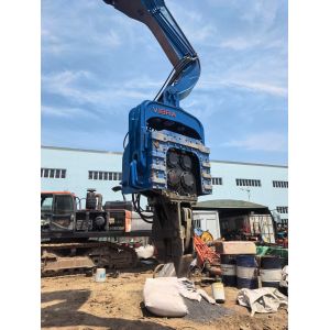 750kg Arm Excavator Mounted Pile Hammer For Stable And Durable Piling Solutions