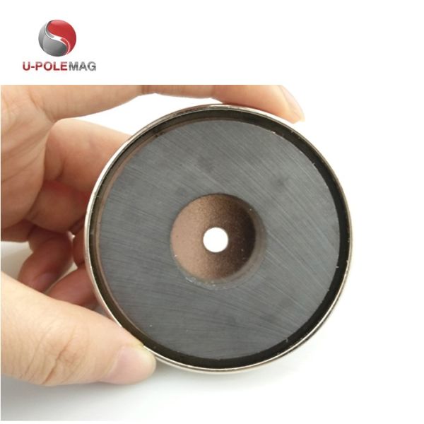 ±1% Ferrite Magnetic Fastener Round Base Pot Magnet for General Tools Instruments