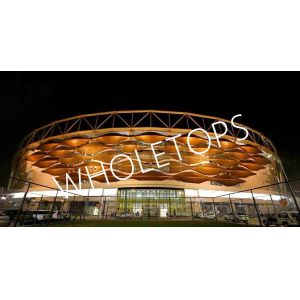 Panama Stadium Aluminium Cladding Sheet 1250mm Width 5mm Thick