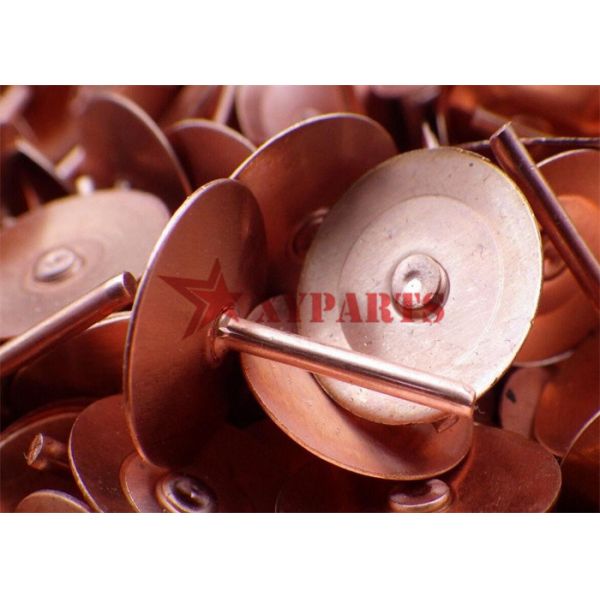 1.5 Mm *20 Mm Length 3/4'' Copper Disc Rivets For Fixing Cement Roofing