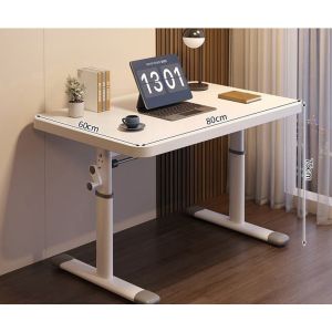 Waterproof Desktop Material Manual Height Adjustable Desk for Writing and