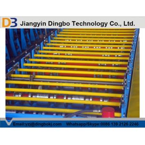 Galvanized Sheet Roof Panel Roll Forming Machine With High Efficiency