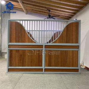 Customized Horse Manufacturer Horse Stable Panels Stable Front Panels Barn Stall Fronts With Feeders For Stables