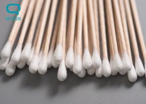 China Industrial Grade Cotton Cleaning Swabs With Inherently Polymer Handle on sale