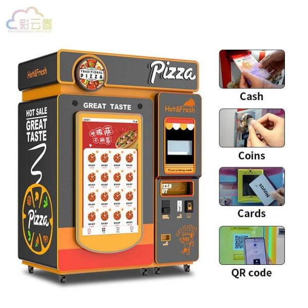 1800*1120*2400mm Size Buy Pizza Vending Machine with Convenient Credit/Debit