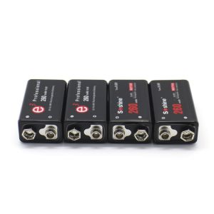 Soshine 9V 6F22 Ni-MH Rechargeable Battery: 260mAh 9.6V