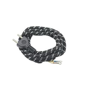 Commercial Power Cord Extension Cord VDE/SNI/KC 2 Round Pin Plug for Electric