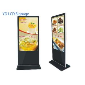 Interactive Touch Screen Digital Signage Kiosk 55 Inch For Exhibition Halls