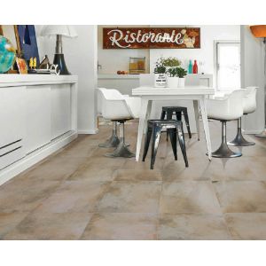 Durable Cement Look Porcelain Tile Glazed Concave Convex Pattern Surface