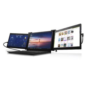China Foldable 1920x1080 230cd/m2 11.6in Triple Screen Laptop Monitor on sale