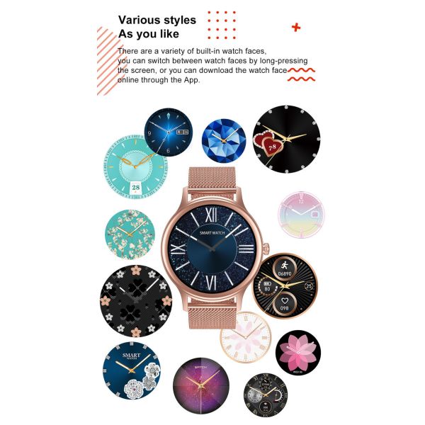 Men / Women Fitness Tracker DT66 Smart Watch 1 - 2 Hours Charging Time