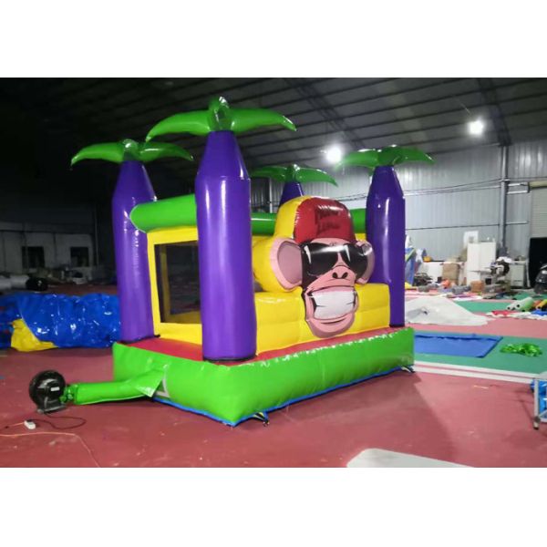 Quality Durable Bouncer Inflatable Jumper / Jungle Monkey Monkey Bounce House wholesale