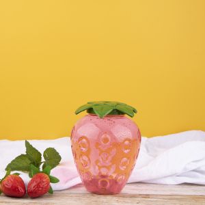 500ml PET Cold Press Juice Empty Plastic Bottles Strawberry Shape