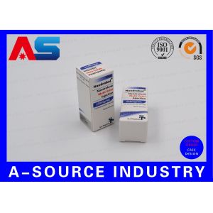 Anabolic Peptide Pharmabox Printing For 10ml vials With Embossed Logo Matt