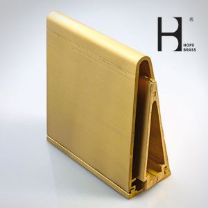 C38500 Metal Alloy Copper Brass Extrusions Sections Brass Extruding Profiles