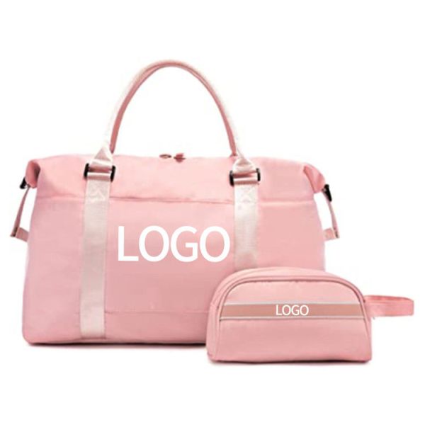 Quality Customized Waterproof Travel Duffel Bag Set with Toiletry Carry On Weekender Sport Gym Bag with Wet Pocket wholesale