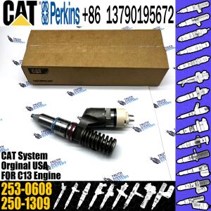 C13 Engine Excavator Common Rail Fuel Injectors 250-1309 259-5409 239-4908 294