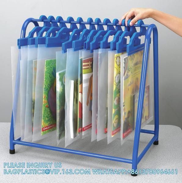 Quality Students bags, easy bag pack, Read-N-Go Book Bag Sturdy Snap Shut Hanging Plastic Bags Safely Send Home Assignments wholesale
