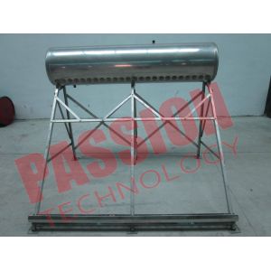 Integrated Structure Vacuum Tube Solar Water Heater 300 Liter Aluminium Frame