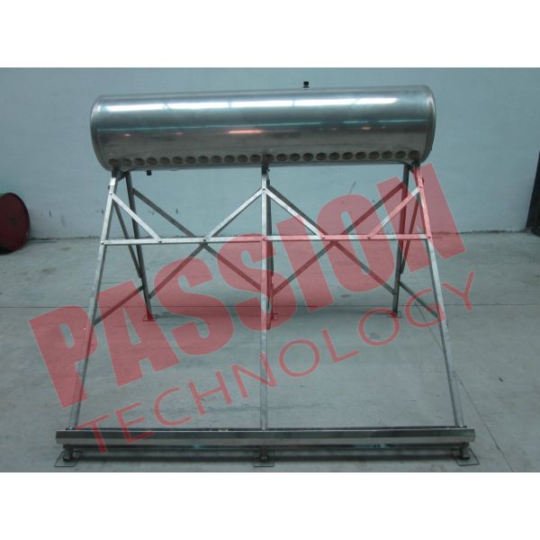 Quality Integrated Structure Vacuum Tube Solar Water Heater 300 Liter Aluminium Frame wholesale