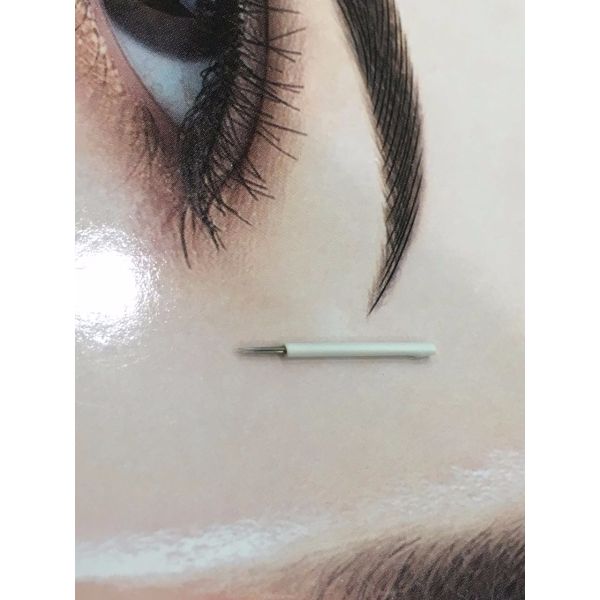 Permanent Makeup 3RL Disposable Tattoo Needles Length 20mm For Microblade Pen
