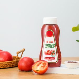 China 16oz Tomato Sauce Plastic Seasoning Bottles Odorless on sale