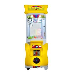 Black Coin Operated Crane Plush Toy Doll Super Claw Machine Stuffed Toy Game