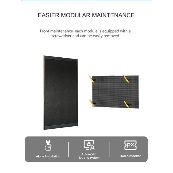 LED Poster Display LED Poster Board P2.5 Indoor Screen Floor Standing Kiosk Wifi 4G Control