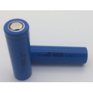 UN38.3 TISI MSDS Rechargeable Lithium Ion Batteries 14500 600mAh 3.7V 80 Ohms