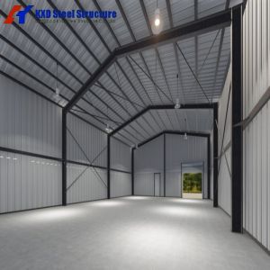 Prefabricated Industrial Factory Warehouse Metal Frame House Modular Steel