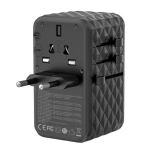 Compact Powerful Universal Travel Charger UK Plug Type 2500W Max Rated Voltage